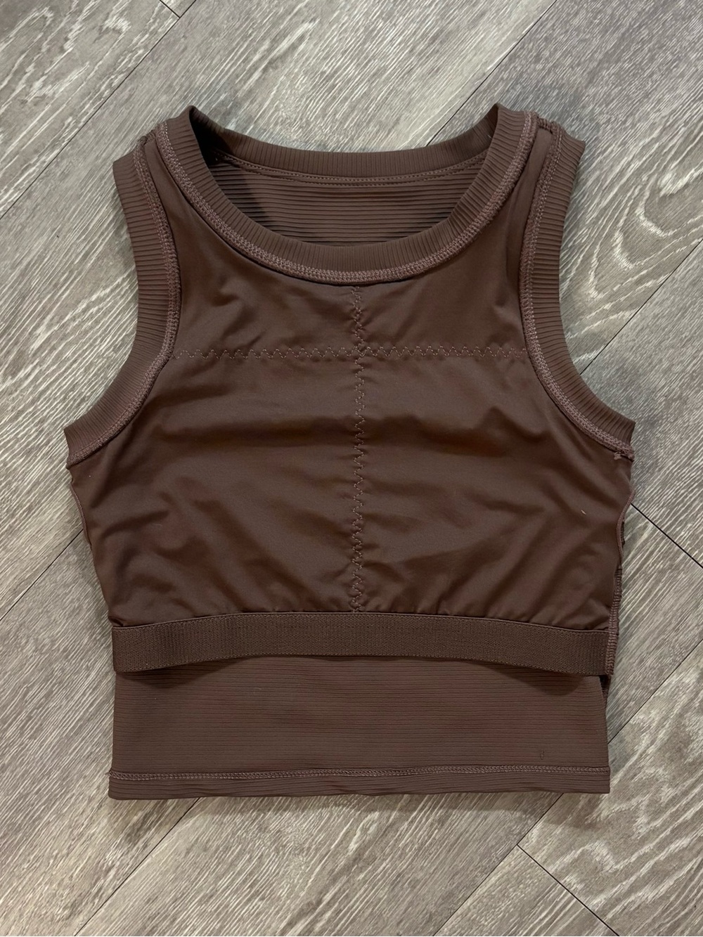 Move Theology Ribbed Workout Crop Top - Picture 4 of 5